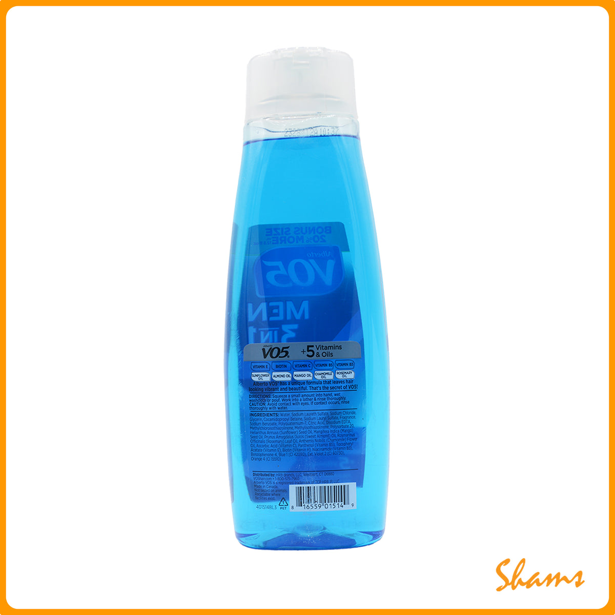 Alberto V05 Men Ocean Surge 3In1 Shampoo 443ml