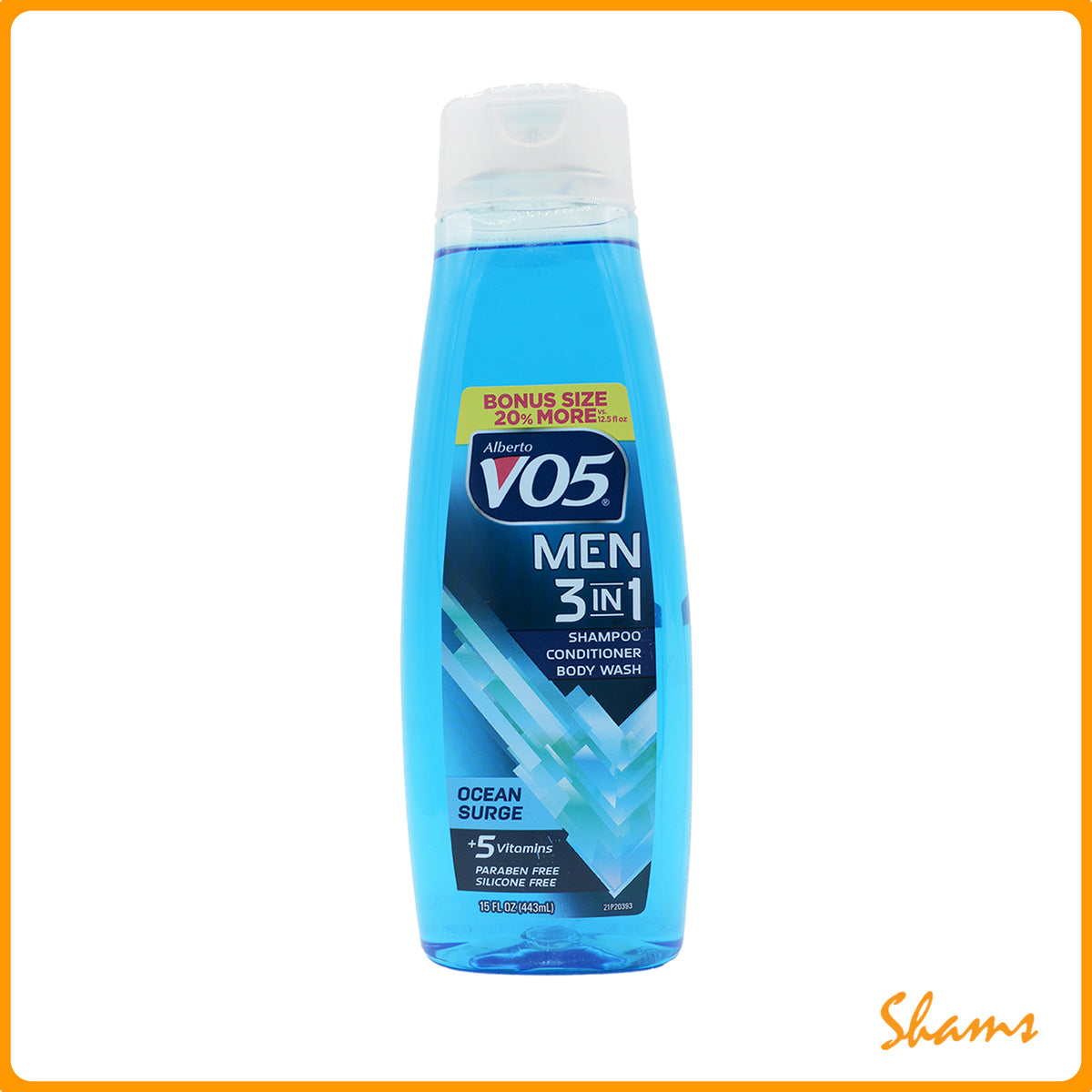 Alberto V05 Men Ocean Surge 3In1 Shampoo 443ml