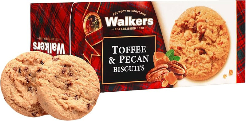 Walkers Toffe & Pecan Biscuits 150g