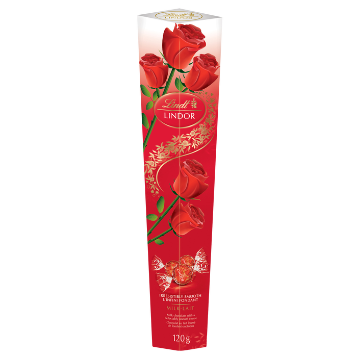 Lindt Lindor Valentine Long Stemmed Rose 120g