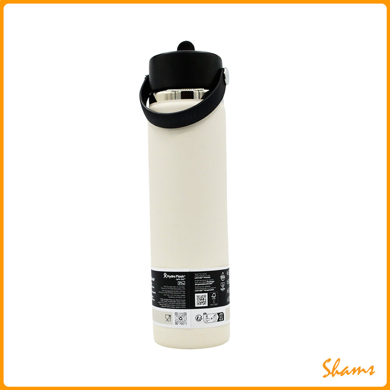 Hydro Flask 24oz Wide Flex Straw Lid Cap-Ivory