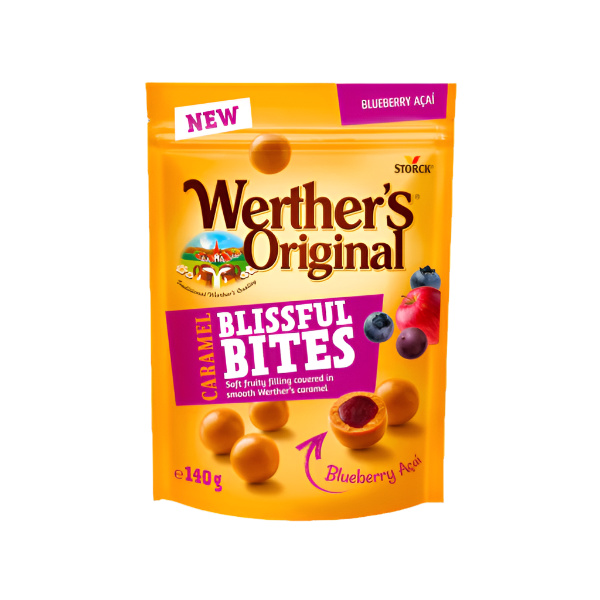 Werther's Original Blissful Bites Blueberry Acai 140g