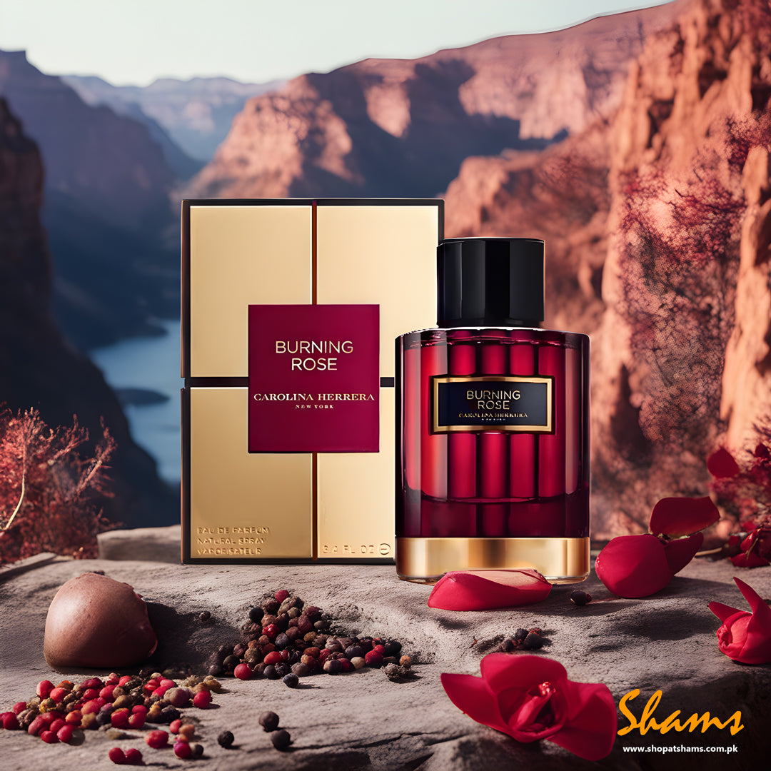 Carolina Herrera Burning Rose EDP 100ml - Shams Shopping Centre Carolina Herrera  