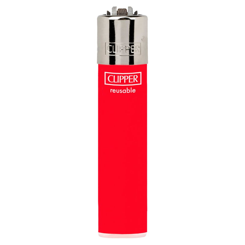 Clipper Solid Colour Silver Large Lighter CP11R