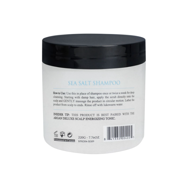 Argan De Luxe Sea Salt Soothing Detox Shampoo 220g