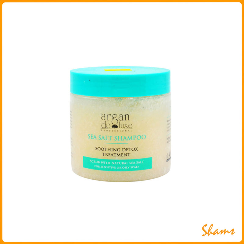 Argan De Luxe Sea Salt Soothing Detox Shampoo 220g