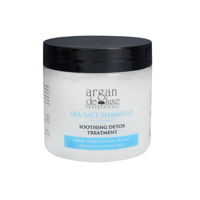 Argan De Luxe Sea Salt Soothing Detox Shampoo 220g