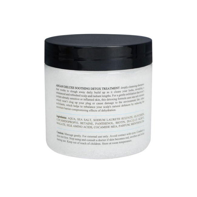 Argan De Luxe Sea Salt Soothing Detox Shampoo 220g