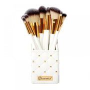 BH Cosmetics White Studded Elegance 12 Piece Brush set