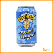 Warheads Sour Blue Raspberry Soda 355ml