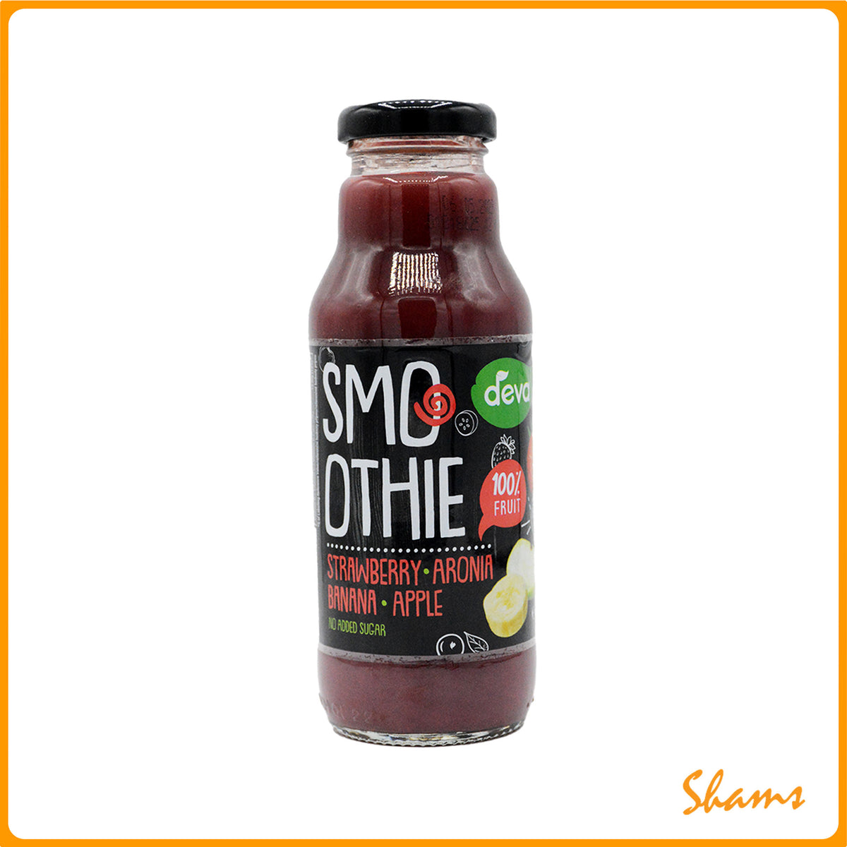 Deva Strawberry Aronia Banana Apple Smoothie 300ml