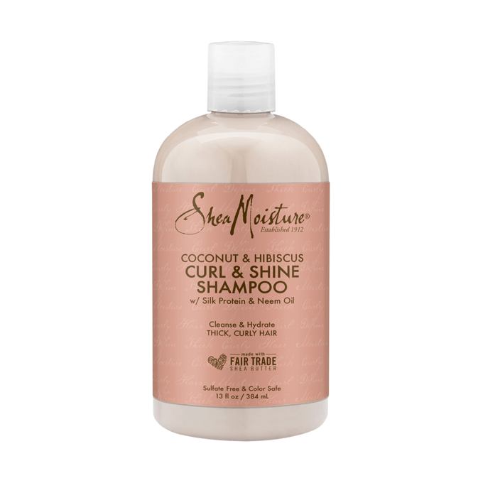 Shea Moisture Coconut & Hibiscus Curl & Shine Shampoo 384ml