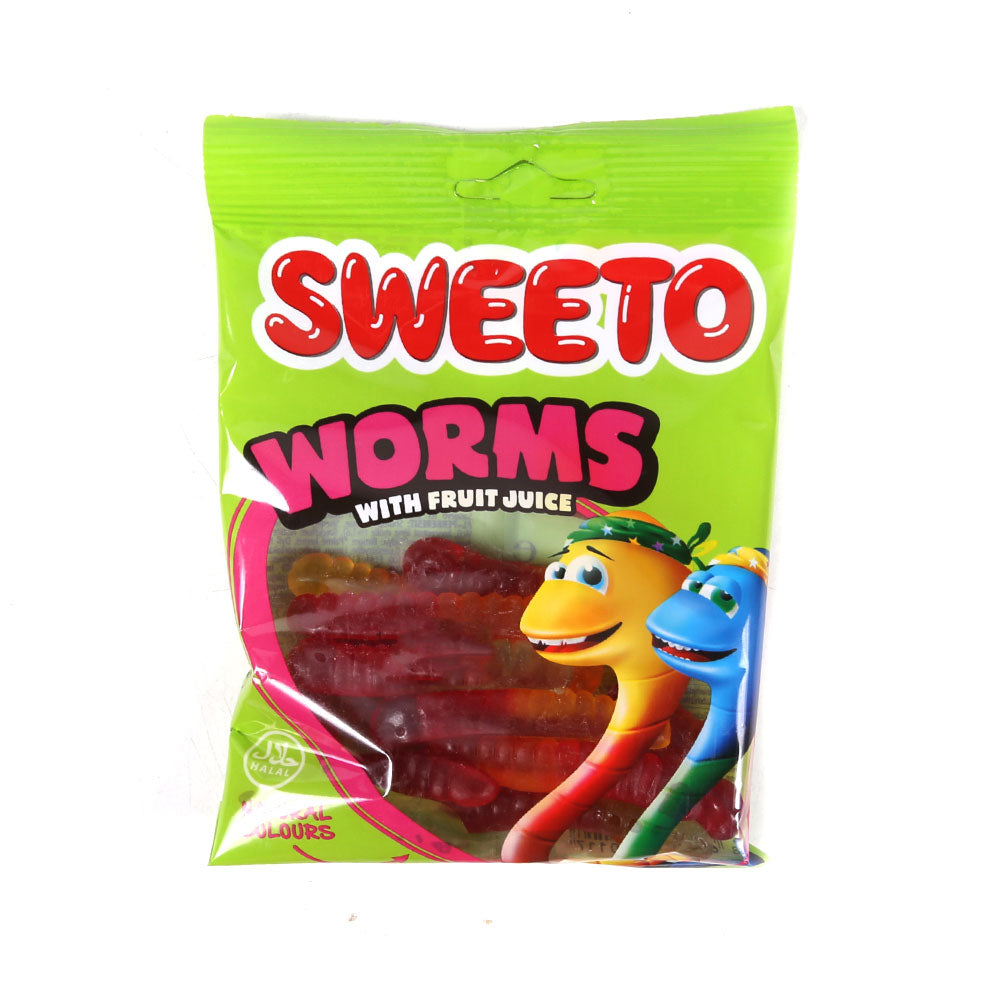 Sweeto Worms Jelly 80g - Shams Shopping Centre Sweeto  