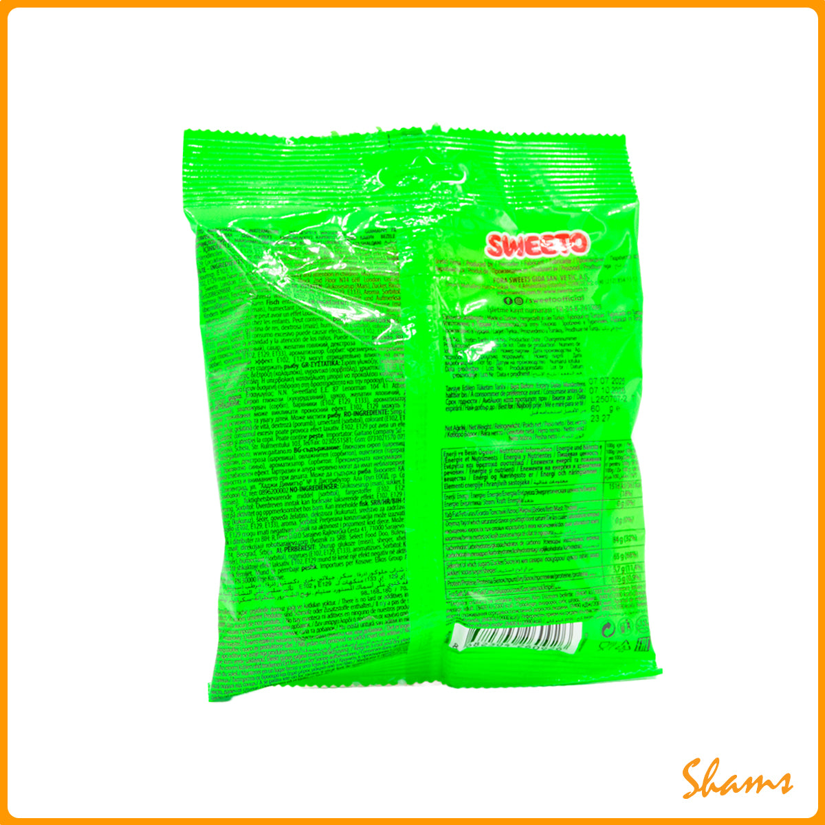 Sweeto Marshmallow Water Melon 60gm