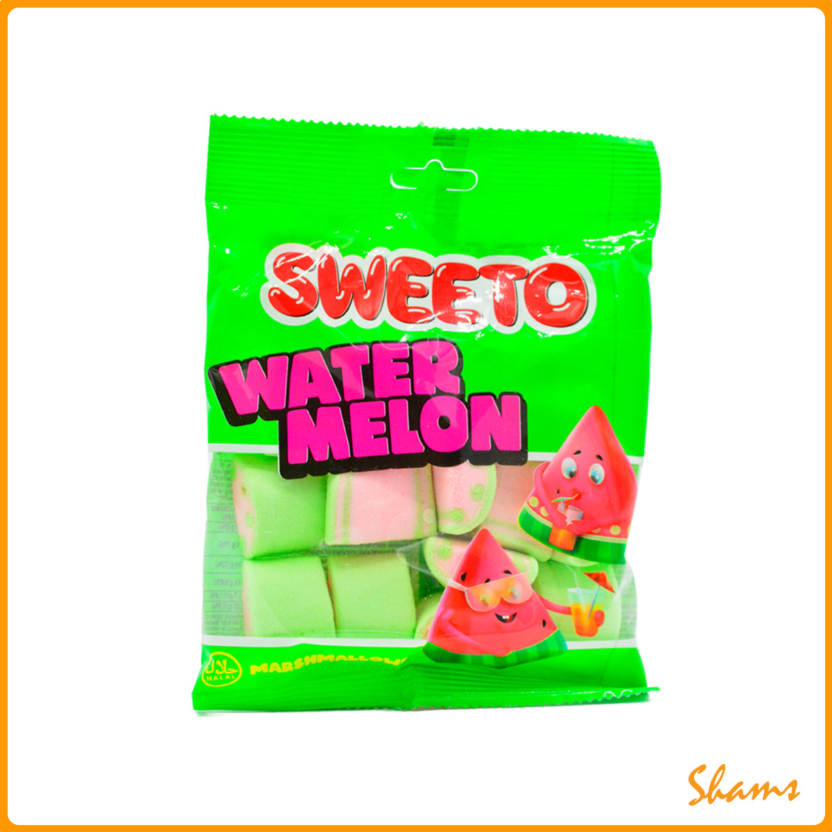Sweeto Marshmallow Water Melon 60gm