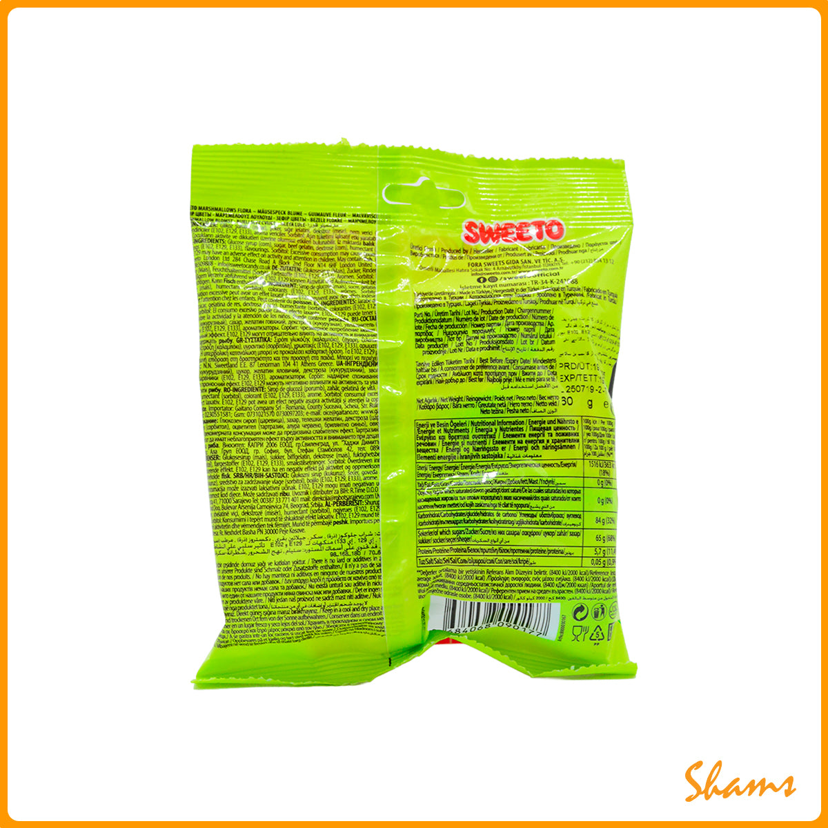 Sweeto Marshmallow Flora 60gm