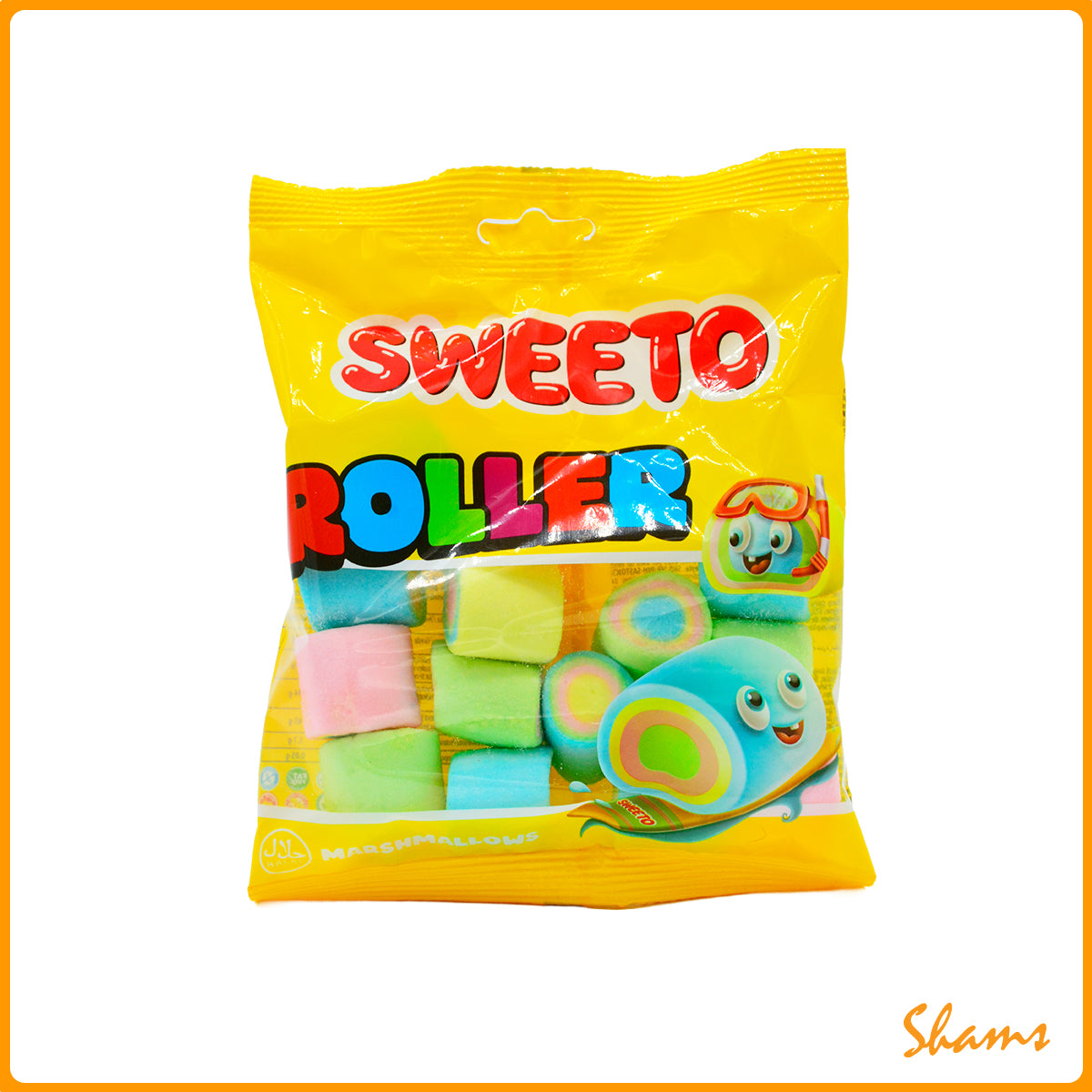 Sweeto Marshmallow Roller 60gm