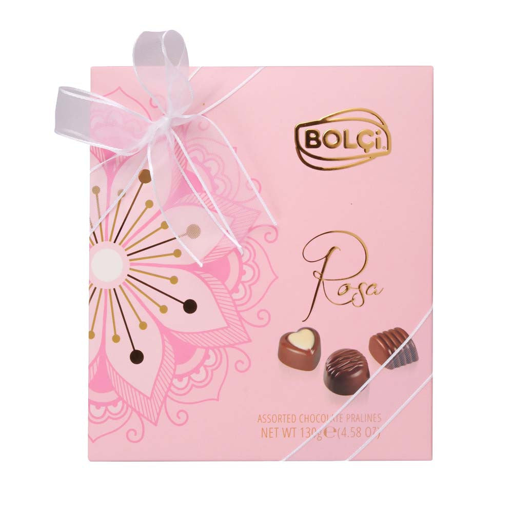 Bolci Assorted Chocolate Pralins-Rose 130g