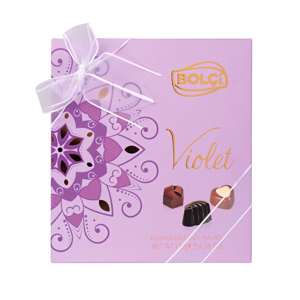 Bolci Assorted Chocolate Pralins-Violet 130g