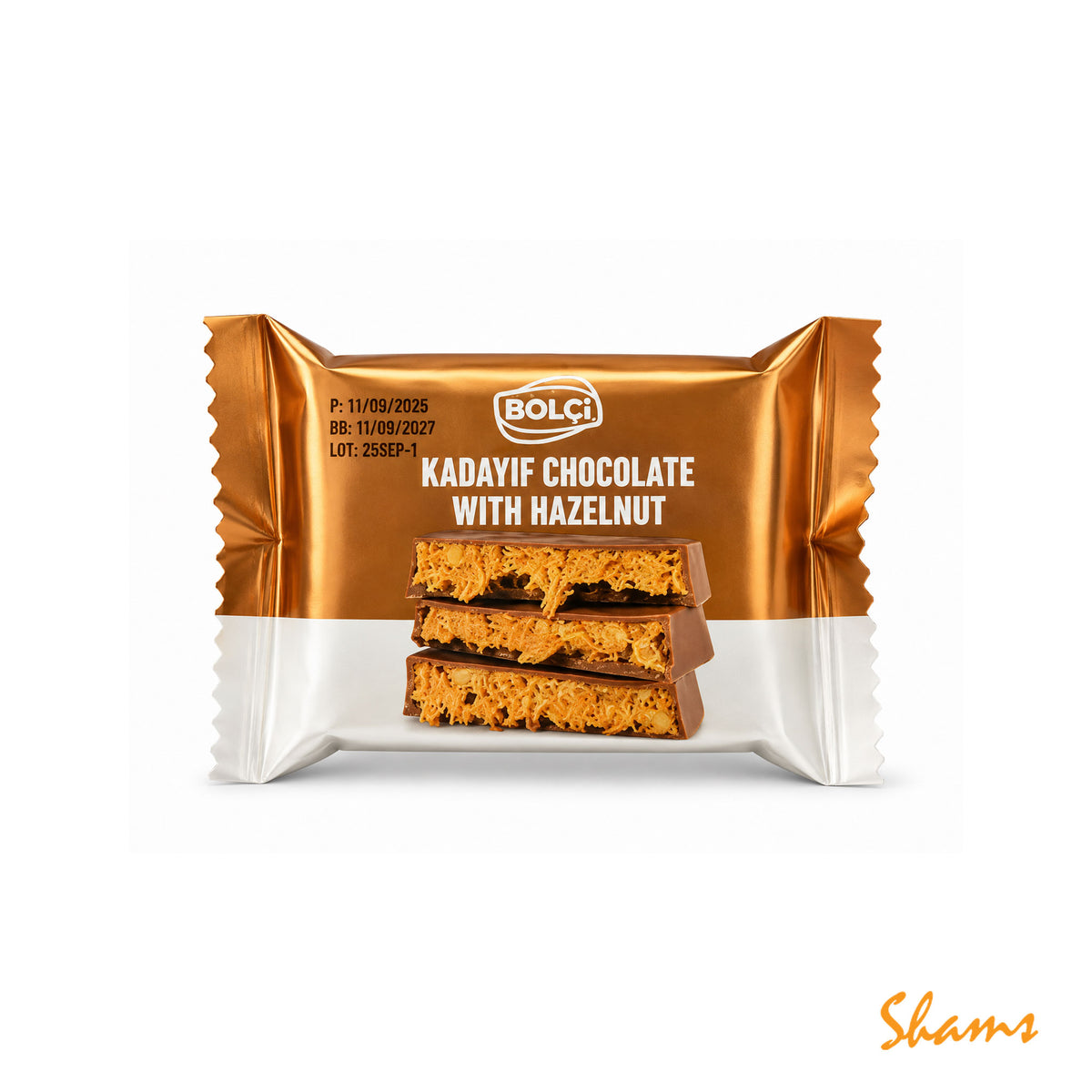 Bolci Kadayif Chocolate With Hazelnut 16g