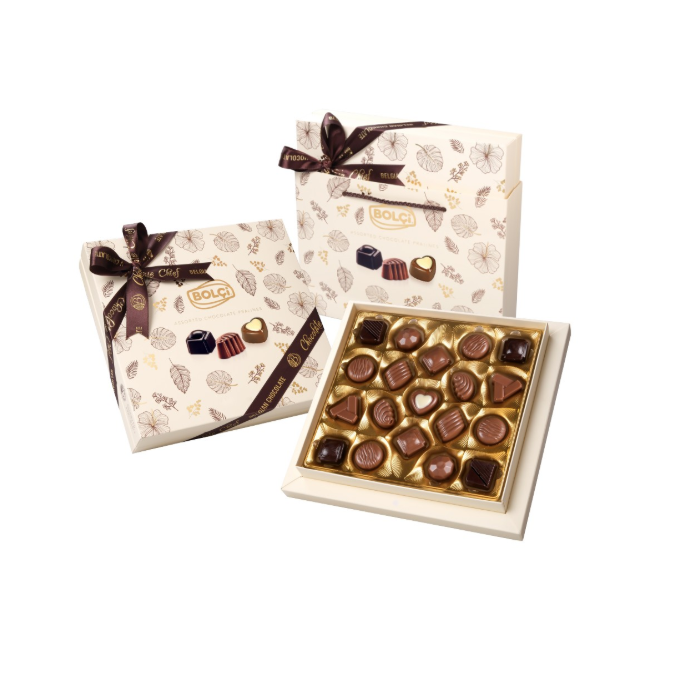 Bolci Assorted Chocolate Pralines Cream Box 190g