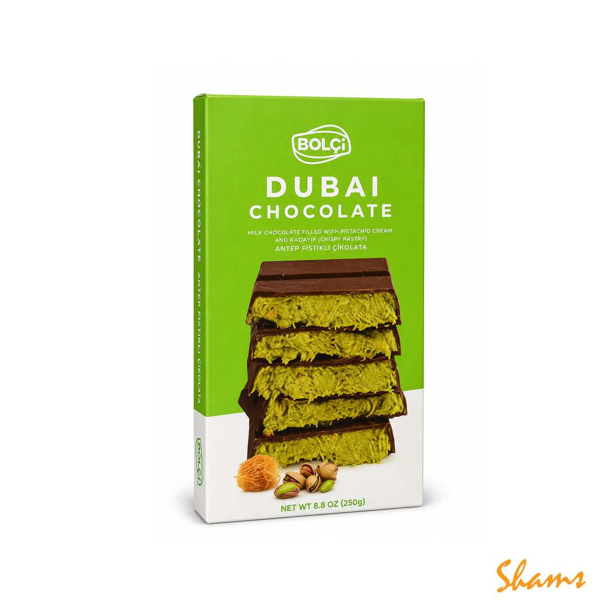 Bolci Dubai Chocolate Bar Milk 200g