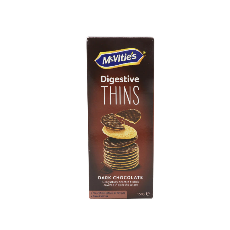 Mcvities Digestive Thins Dark Chocolate 150g