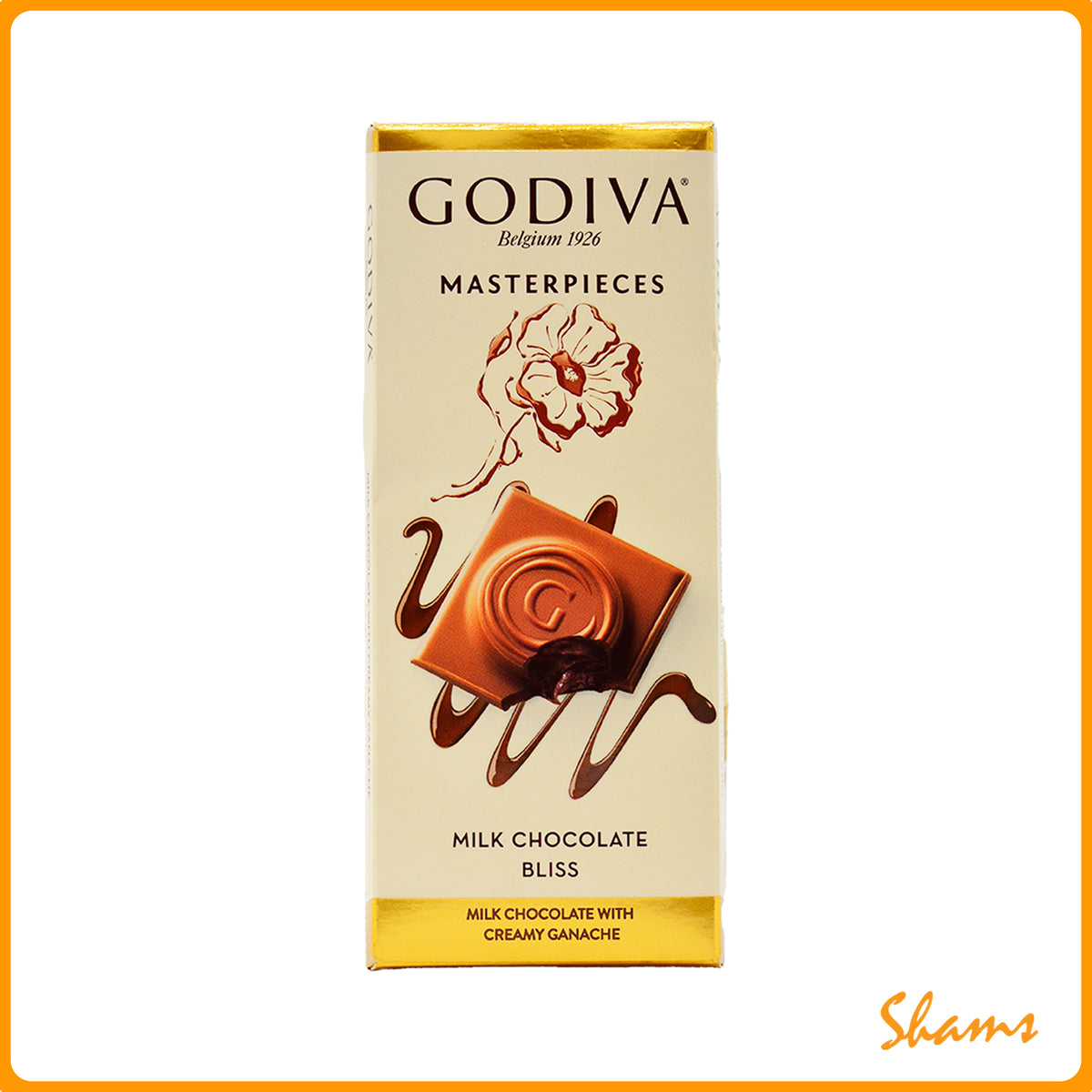 Godiva Masterpieces Milk Chocolate Bar 86g