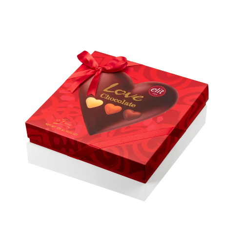 Elit Love Chocolate Box- Red 120g - Shams Shopping Centre Elit  