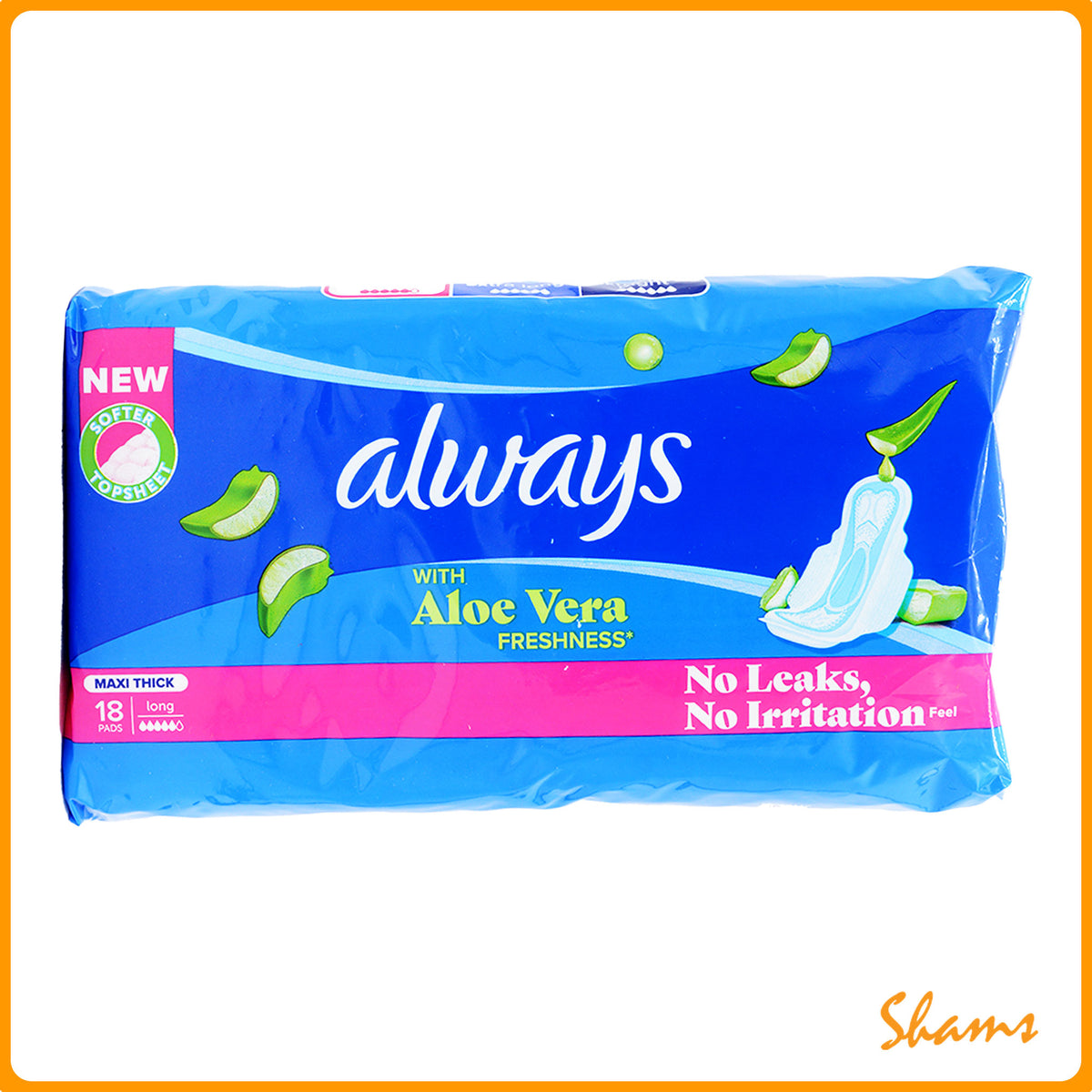 Alway Aloe Vera Maxi Thick Long 18's
