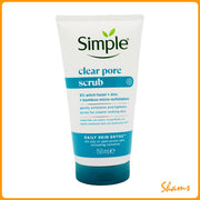 Simple Clear Pore Scrub For Blemish Prone Skin 150ml