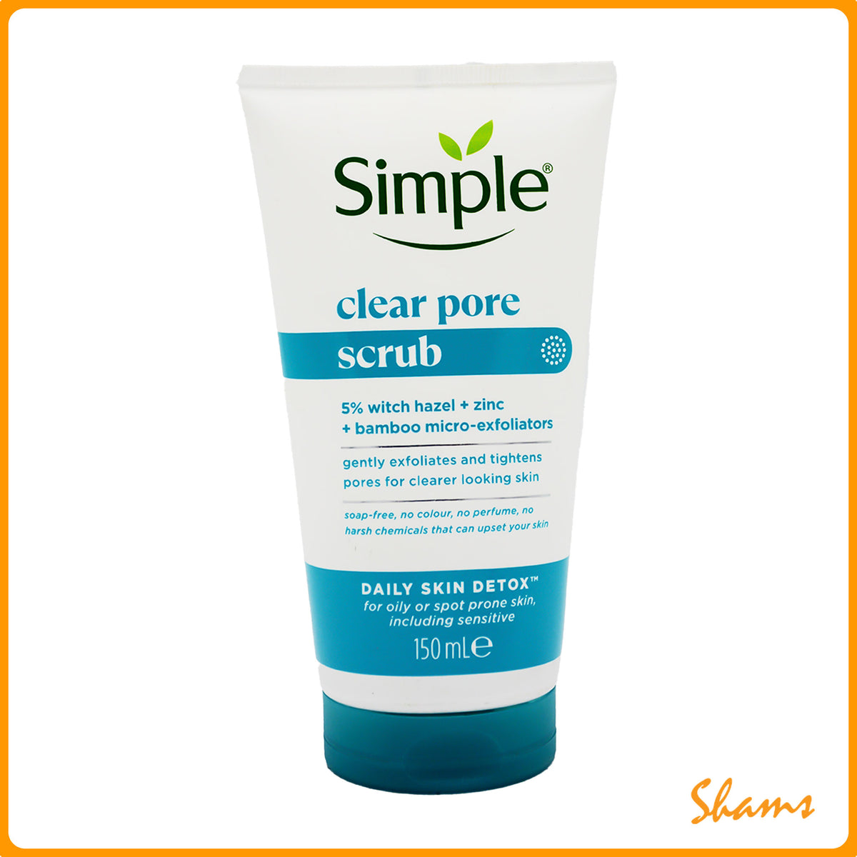 Simple Clear Pore Scrub For Blemish Prone Skin 150ml