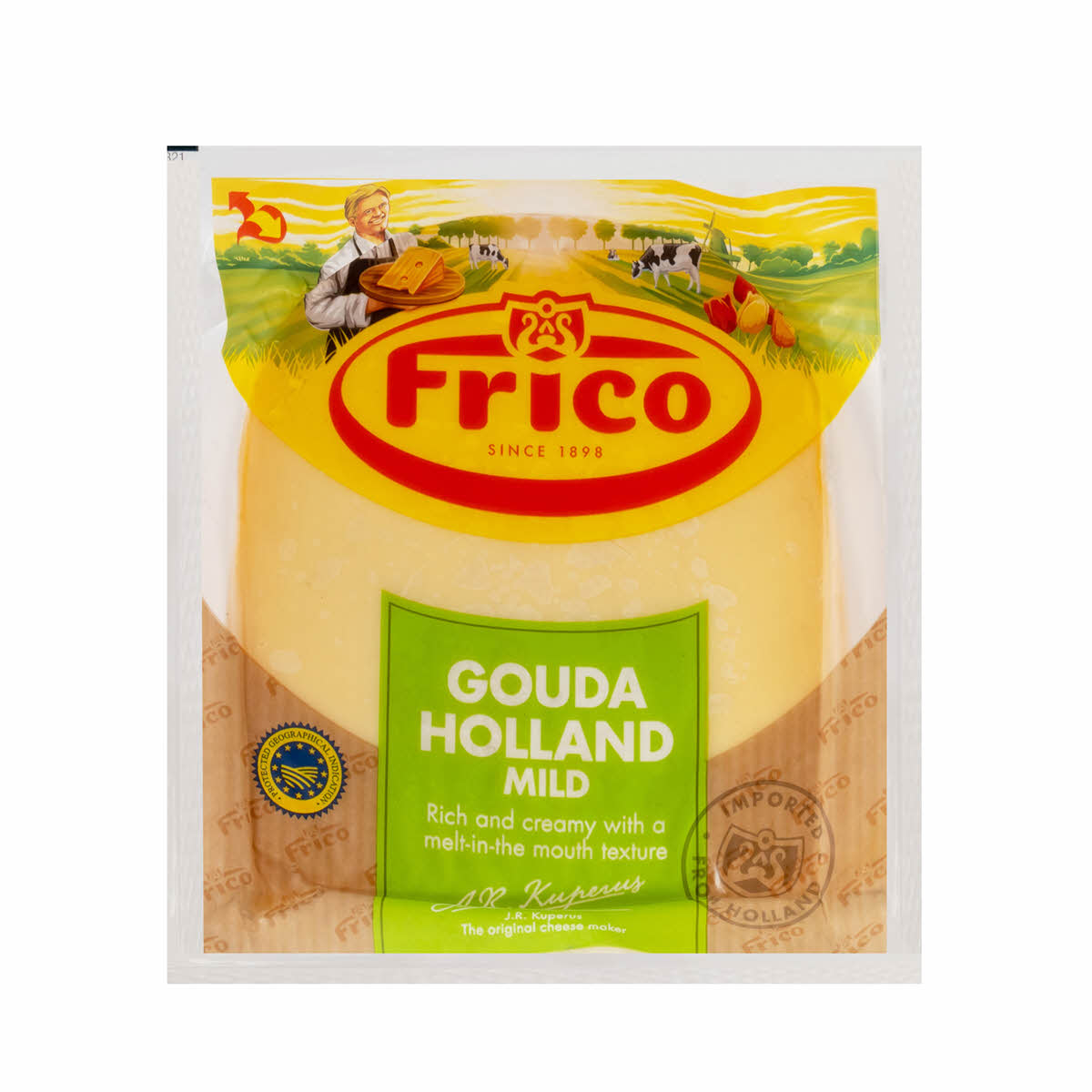Frico Gouda Wedge Mild Cheese 526g - Shams Shopping Centre Frico  