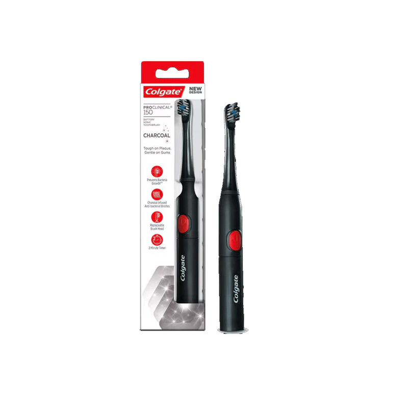 Colgate ProClinical 250R Charcoal Electric Toothbrush With 2 Heads
