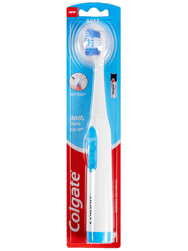 Colgate 360 Sonic Soft Battery Toothbrush - Shams Shopping Centre Colgate  