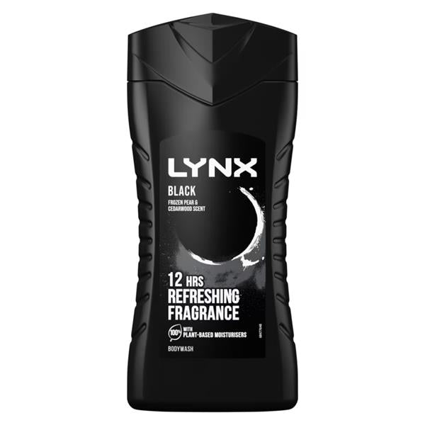 LYNX Black Frozen & Cedarwood Body Wash 225ml