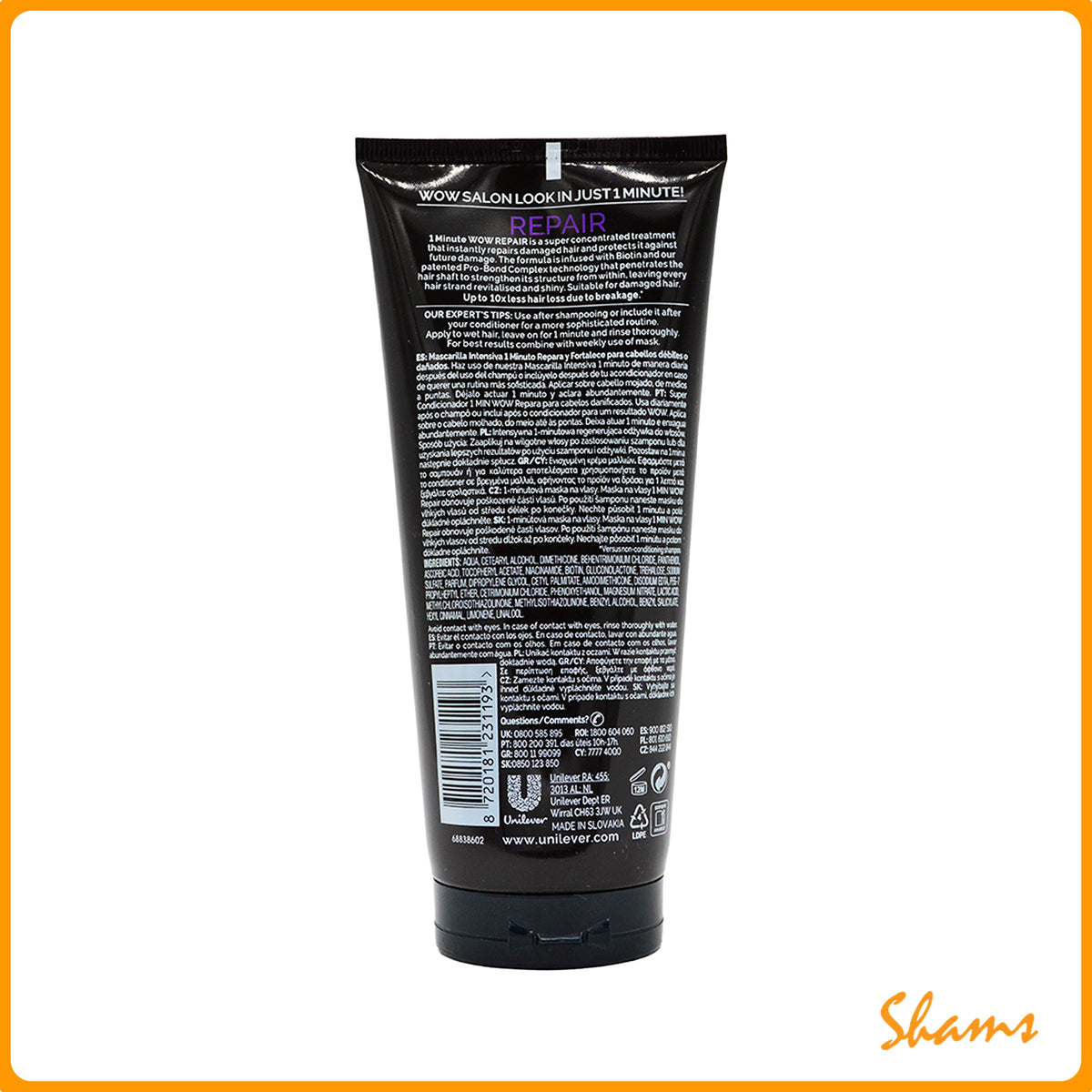 TRESemme 1 Minute WOW Repair Intensive Treatment 170ml