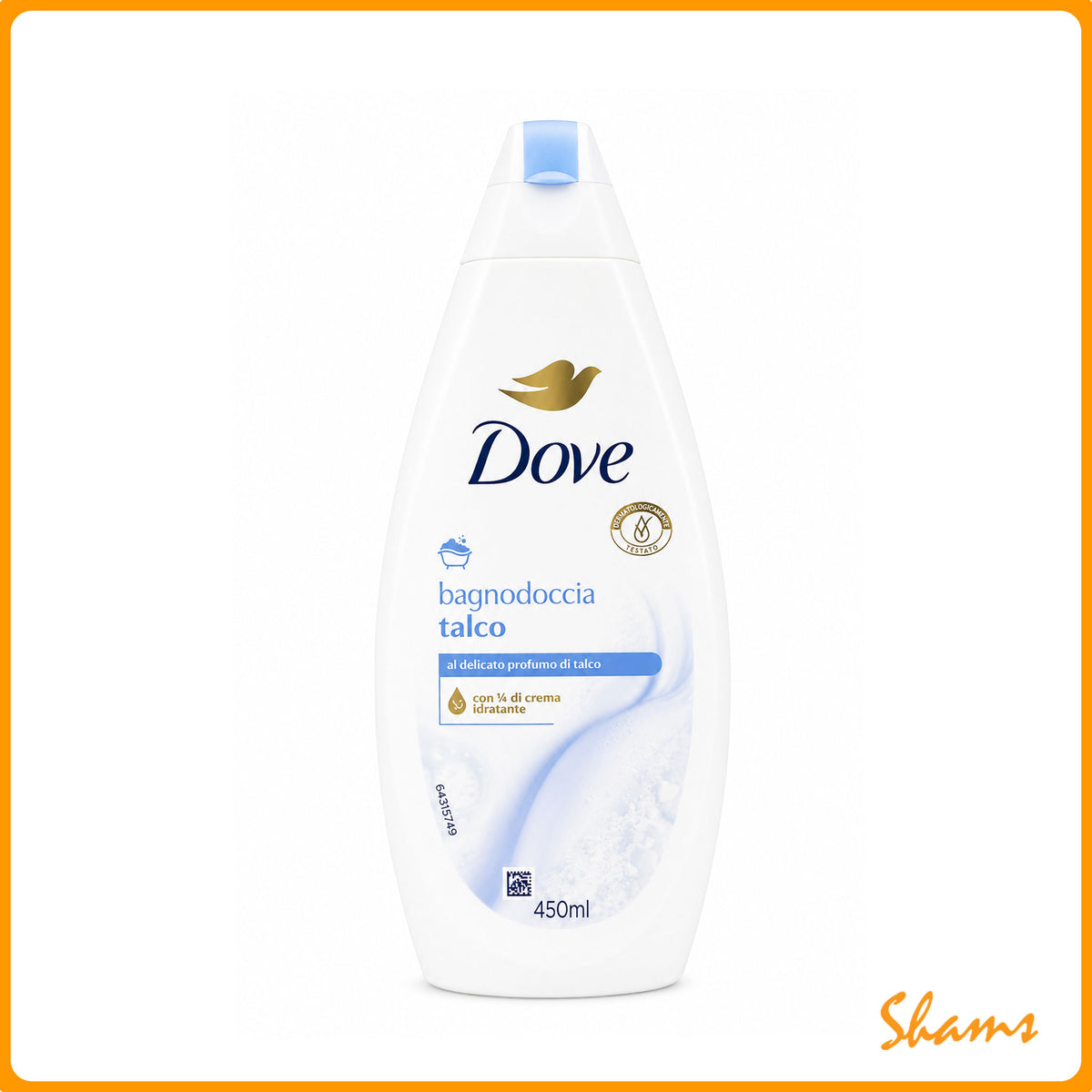 Dove Talc Shower Gel 450ml