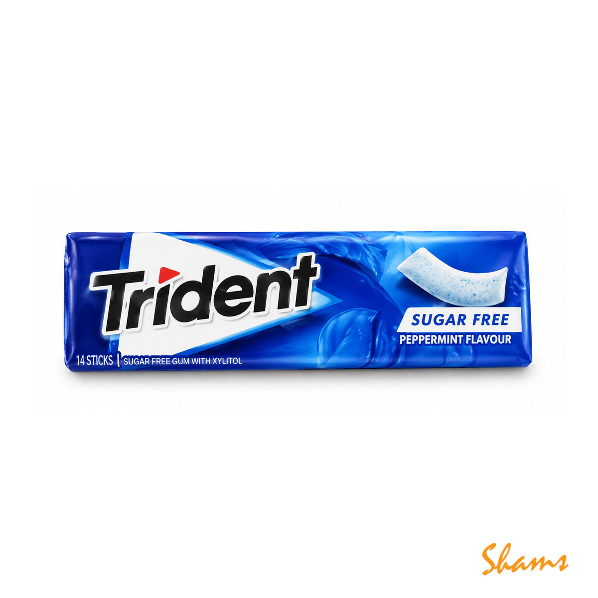 Trident Fresh Peppermint Sugar Free Gum 13.5g