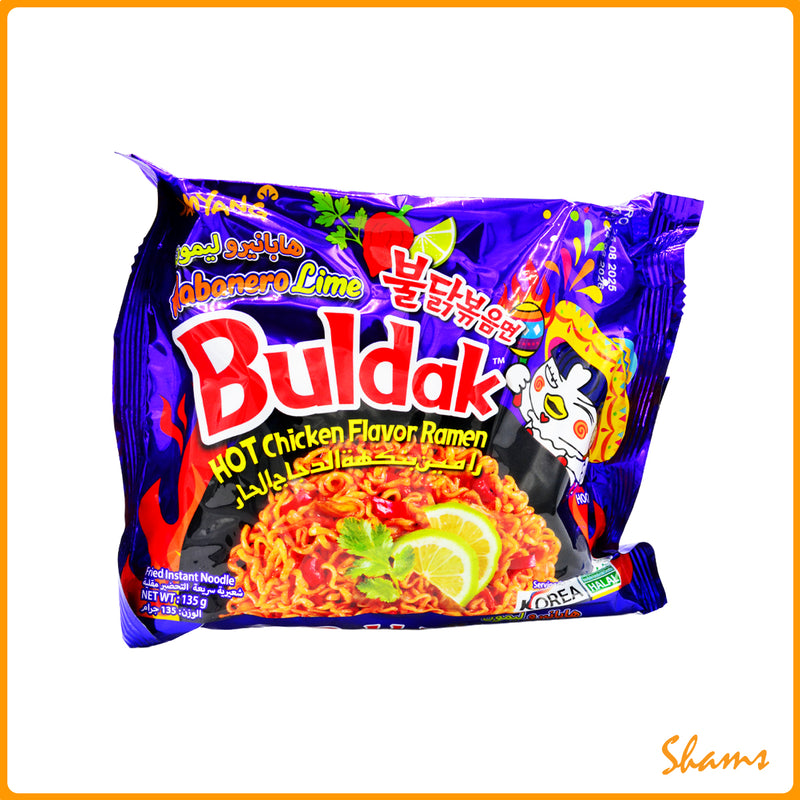 Samyang Buldak Hot Chicken Habanero Lime 135g