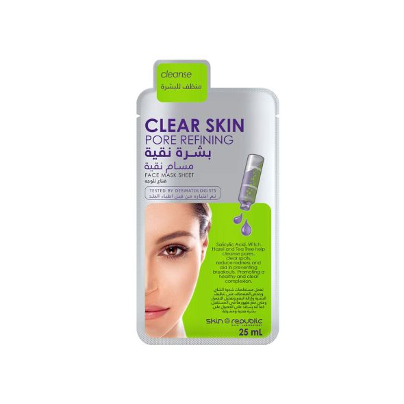 Skin Republic Clear Skin Face Mask Sheet 25ml