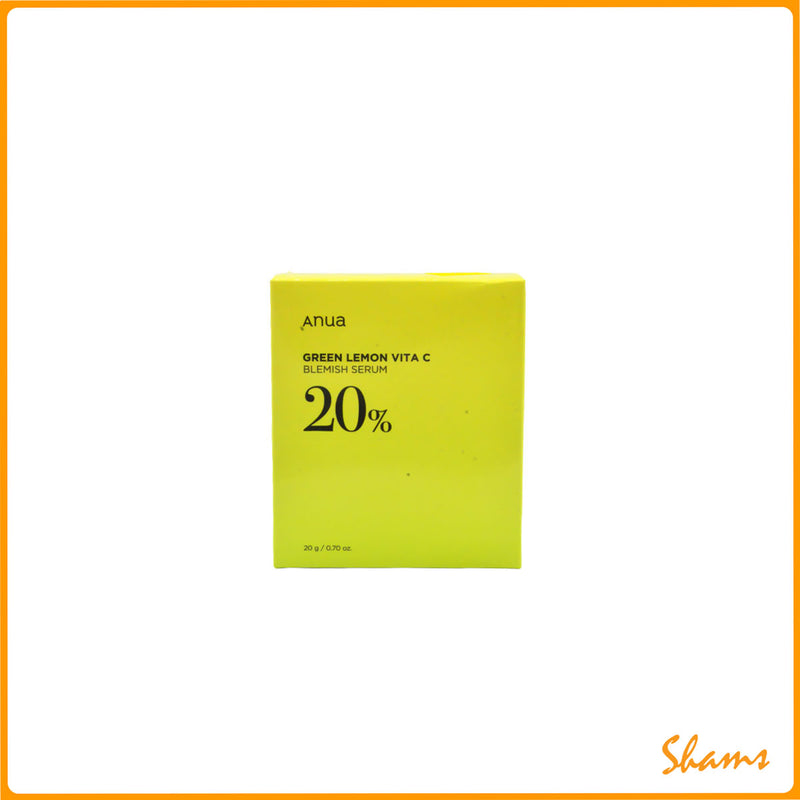 ANUA Green Lemon Vita C Blemish Serum 20% 20g