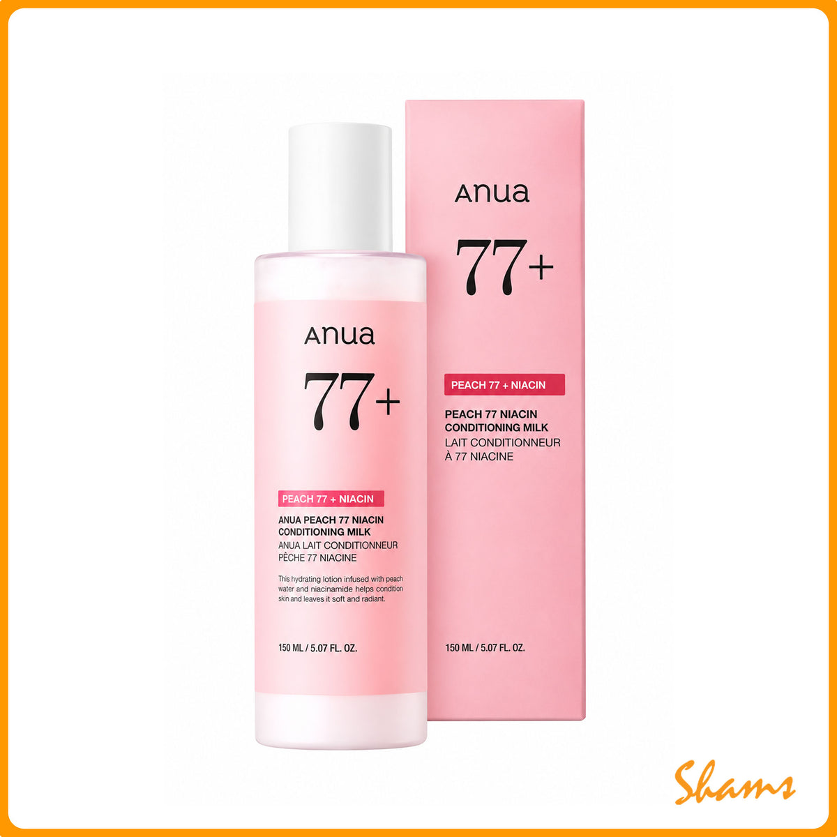 Anua Peach 77% Niacin Conditioning Milk 150ml