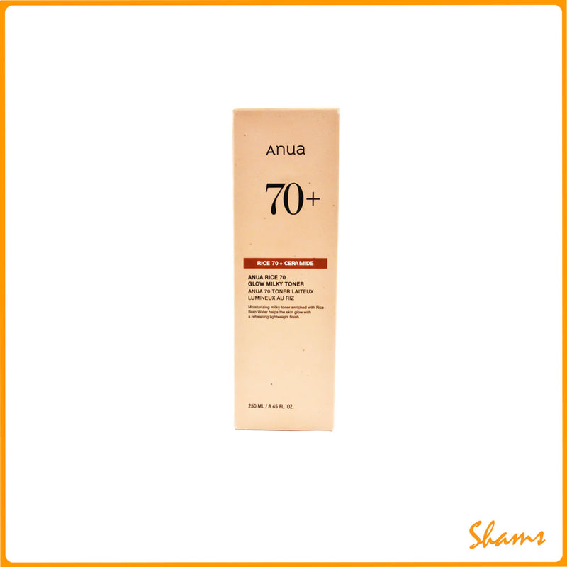 Anua Rice 70+ Ceramide Glow Milky Toner 250ml