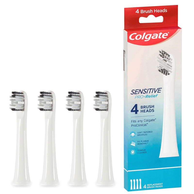 Colgate Sensitive Pro Relief Toothbrush Head 4pcs
