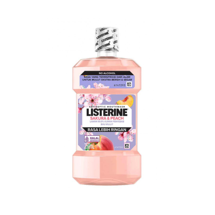 Listerine Sakura & Peach Antiseptic Mouthwash 250ml