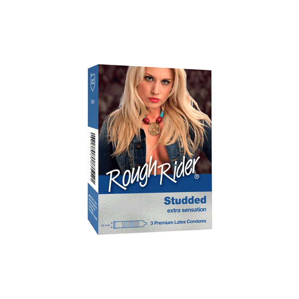 Rough Rider Studded Extra Sensation 3 Condoms