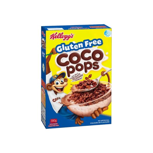Kelloggs Coco Pops Gluten Free 390g - Shams Shopping Centre Kelloggs  