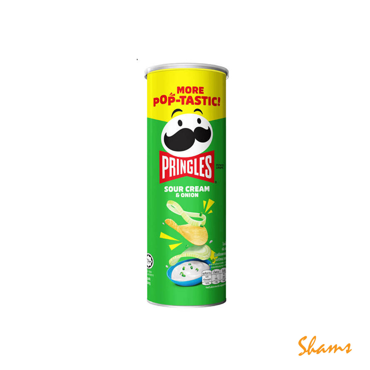 Pringles Sour Cream & Onion Potato Chips 110g