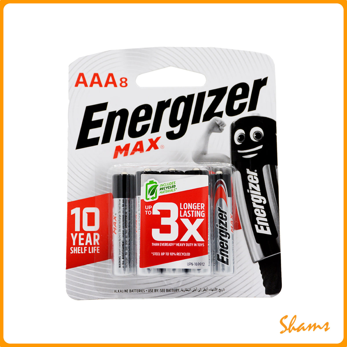 Enegizer Max ALK 3A BP8